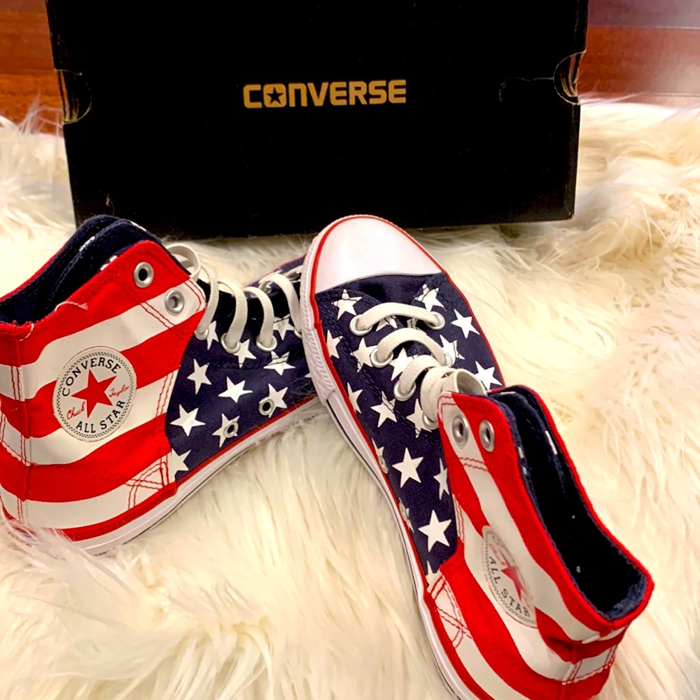 American flag converse